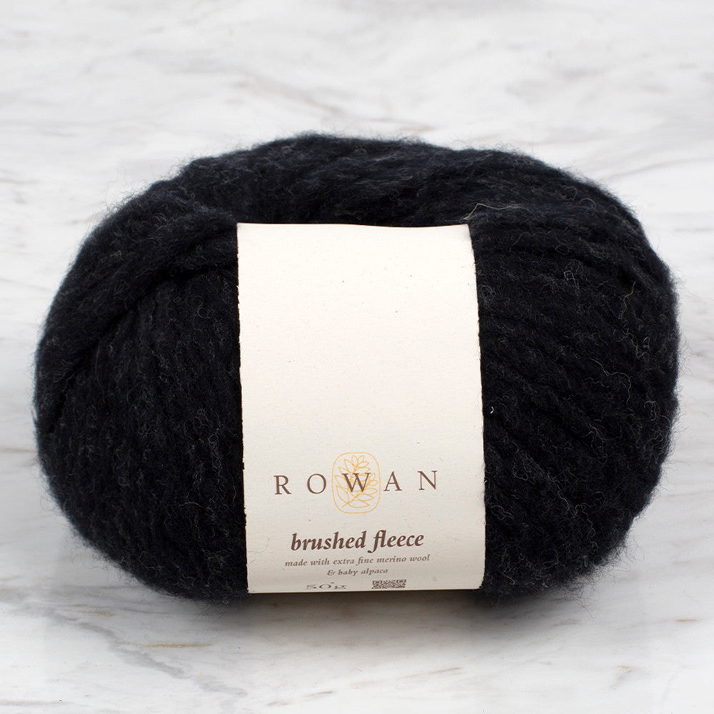 Rowan Brushed Fleece 50gr Siyah El Örgü İpi - 262